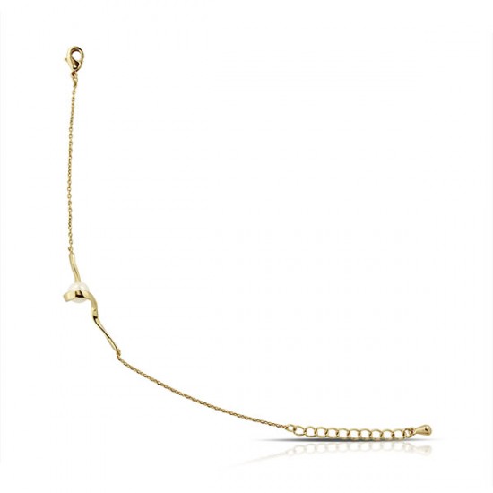 Gelang Emas Mutiara White Rock Gelang Emas Mutiara White Rock