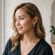 Bloom Mother Of Pearl Gold Earrings
