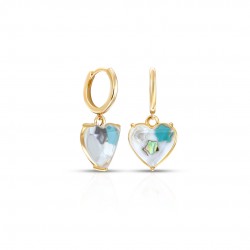 Dream Heart Gold Earrings