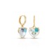 Dream Heart Gold Earrings