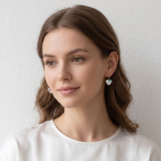 Dream Heart Gold Earrings