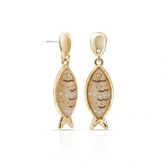 Tetra Gold Earrings
