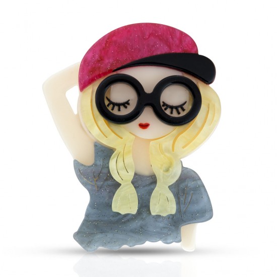 Mademoiselle Brooch Pin