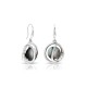 Supernova Mother of Pearl Silver Earrings