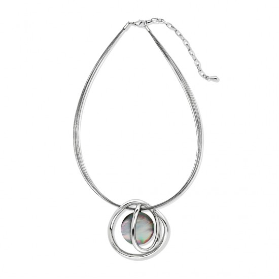 Supernova Mother Of Pearl Silver Necklace Supernova Mother Of Pearl Silver Necklace