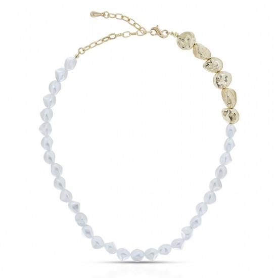 Hula Pearl Gold Necklace