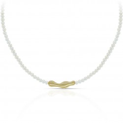 Devina Pearl Gold Necklace