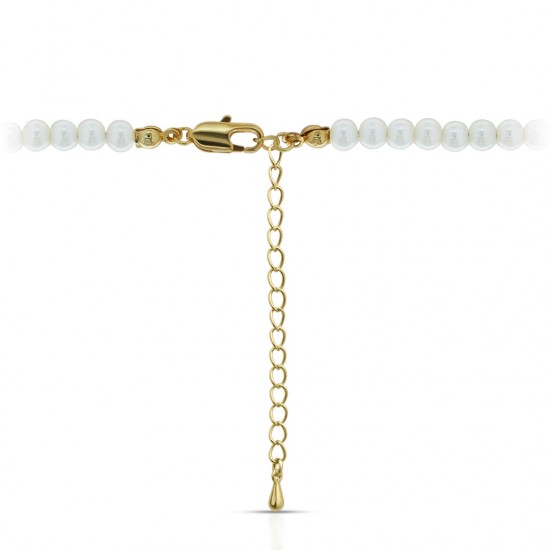 Devina Pearl Gold Necklace