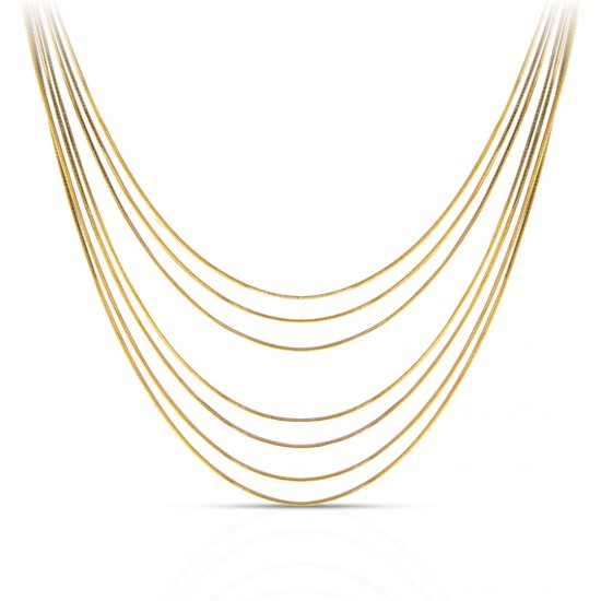 Kalung Emas Rantai Tiny Layered Kalung Emas Rantai Tiny Layered