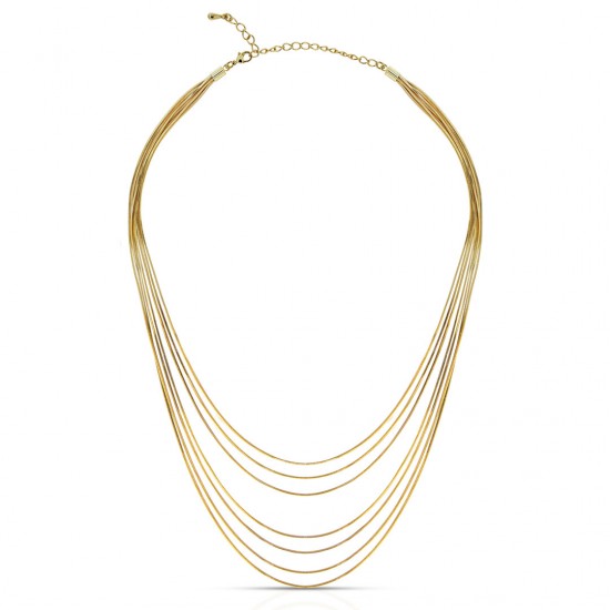 Kalung Emas Rantai Tiny Layered Kalung Emas Rantai Tiny Layered