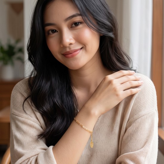 Cadena Small Gold Bracelet
