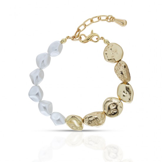 Hula Pearl Gold Bracelet