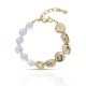 Hula Pearl Gold Bracelet