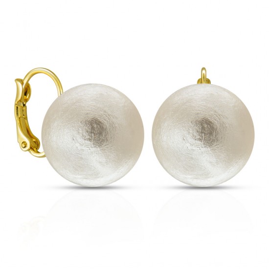 One Pearl Gold Earrings