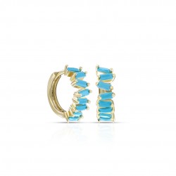 Kafla Zircon Gold Earrings Kafla Zircon Gold Earrings