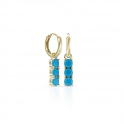 Ciss Zircon Gold Earrings Ciss Zircon Gold Earrings