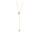 Satellite Pearl Gold Necklace