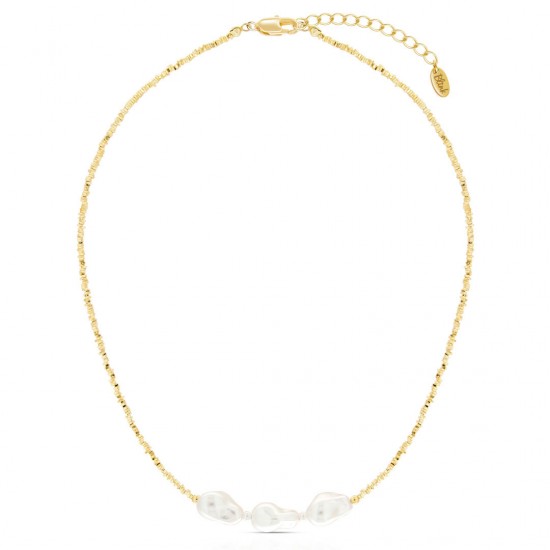 Joli Pearl Gold Necklace