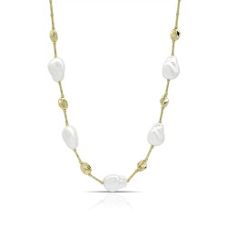 Hailey Pearl Gold Necklace