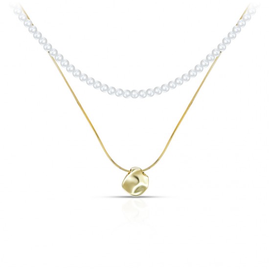 Kiel Pearl Gold Necklace