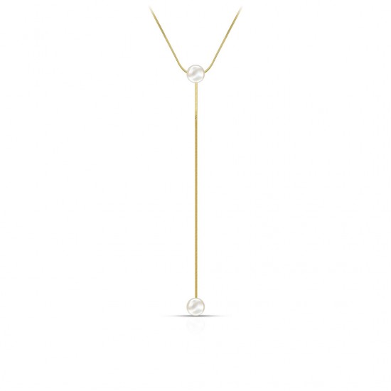 Jaz Pearl Gold Necklace