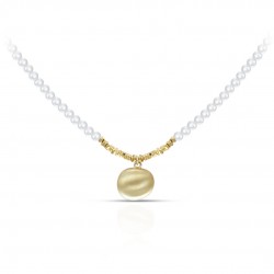 Sema Pearl Gold Necklace