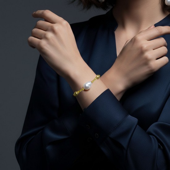 Gelang Emas Mutiara Hailey