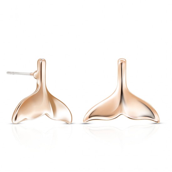 Humpback Rose Gold Earrings
