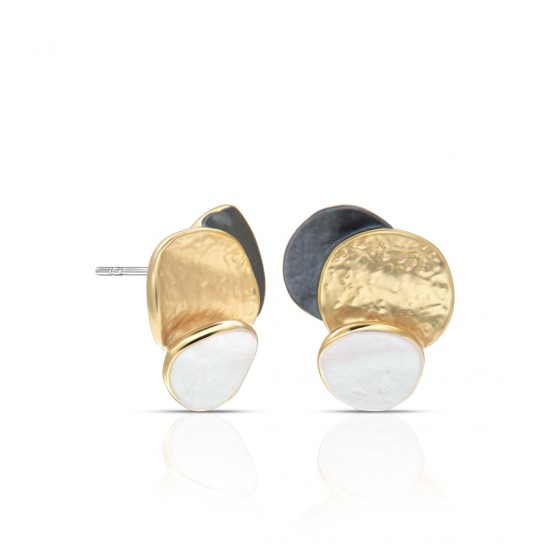 Pista Tri Tone Earrings