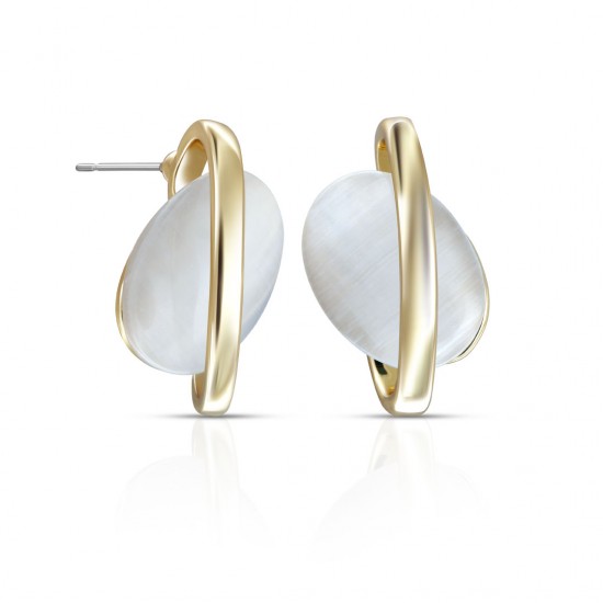 Tadpole Gold Earrings