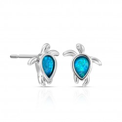 Tortue Silver Earrings