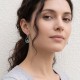 Green Beach Silver Earrings