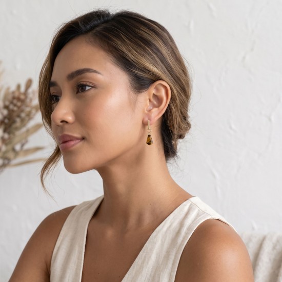 Axis Gold Earrings