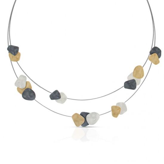 Solstice Tri Tone Necklace