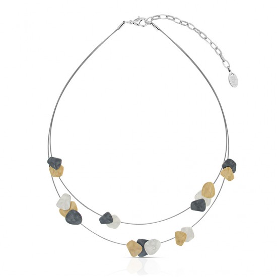 Solstice Tri Tone Necklace