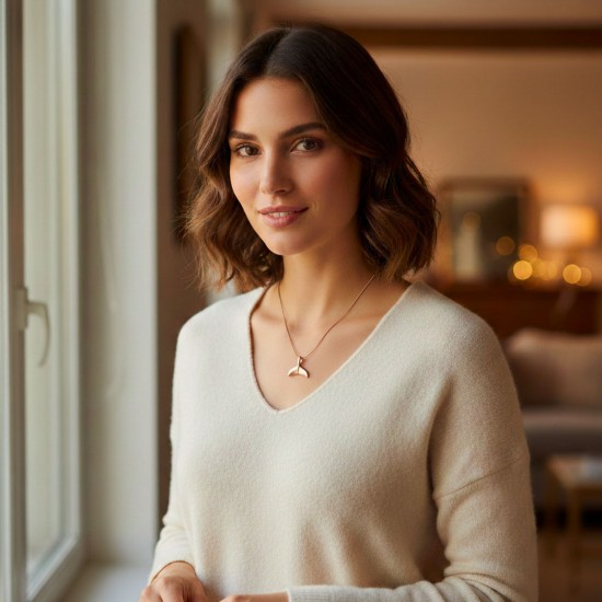 Kalung Rose Gold Humpback