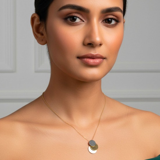 Pista Tri Tone Necklace