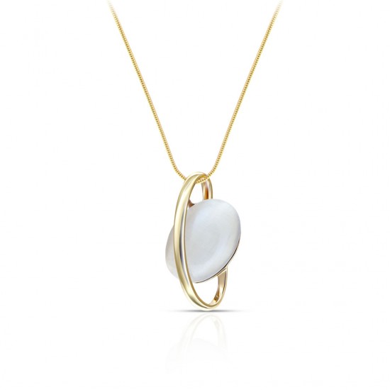 Tadpole Gold Necklace