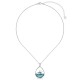 Green Beach Silver Necklace