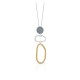 Lupita Tri Tone Necklace