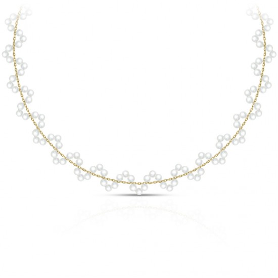 Vivienne Pearl Gold Necklace