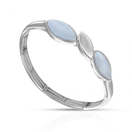 Line Supernova Silver Bracelet