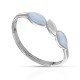 Line Supernova Silver Bracelet