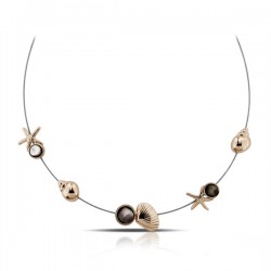 Kalung Sea Mother Of Pearl Rose Gold