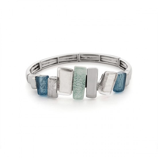 Deep Water Silver Bracelet