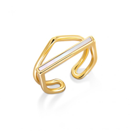 Cincin Emas Mother of Pearl Erna