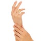 Cincin Emas Mother of Pearl Infinity