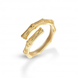 Bambu Gold Ring