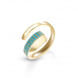 Veara Turquoise Gold Ring