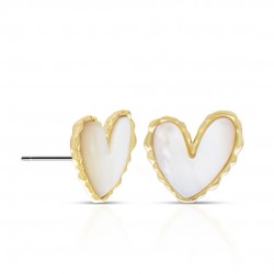 Anting Emas Mother Of Pearl Lovia Anting Emas Mother Of Pearl Lovia